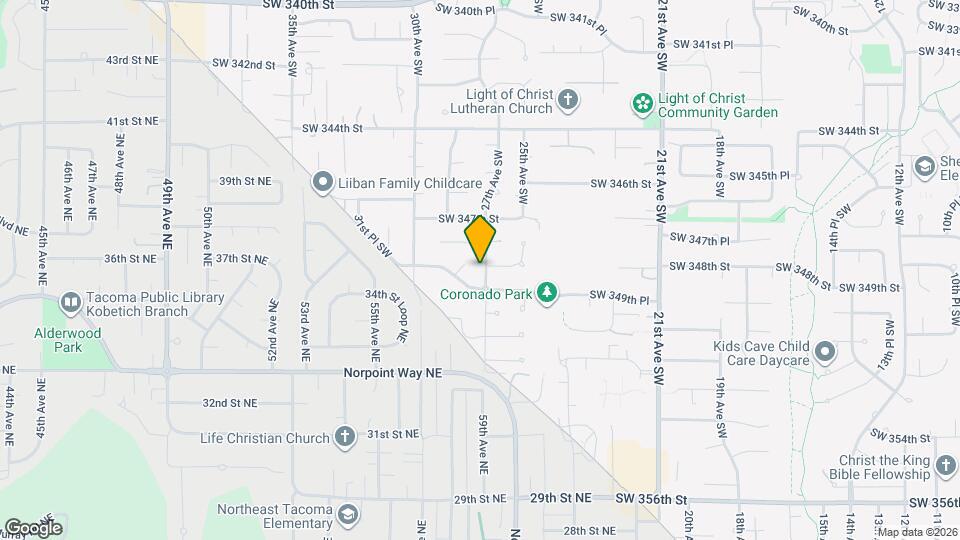 34803 27th Ave SW Map and Location Details