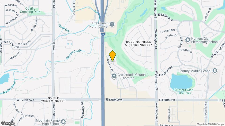 13072 Grant Cir E, Unit Unit C Map and Location Details