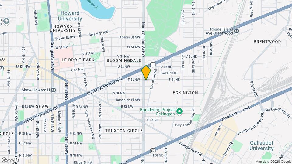 1841 North Capitol St NE Map and Location Details