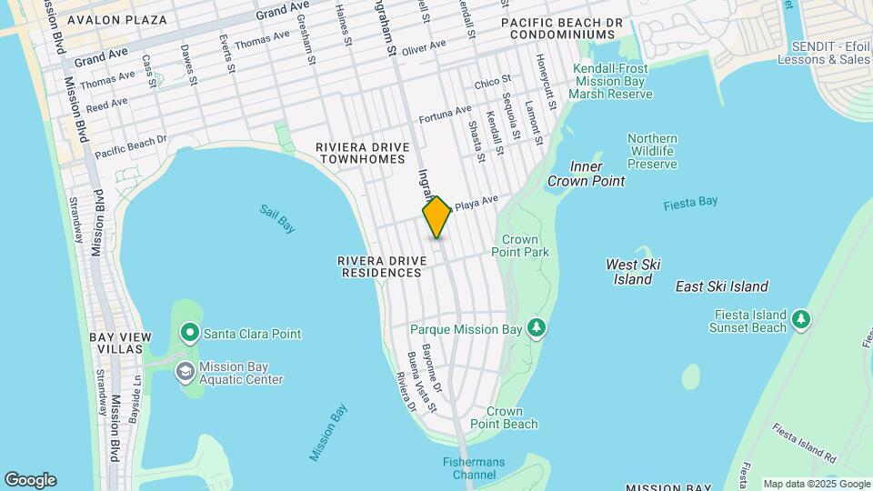 3728 Ingraham St Mapa y Detalles de la Ubicación