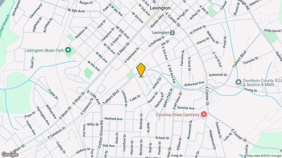 102 Booker Ave Map and Location Details