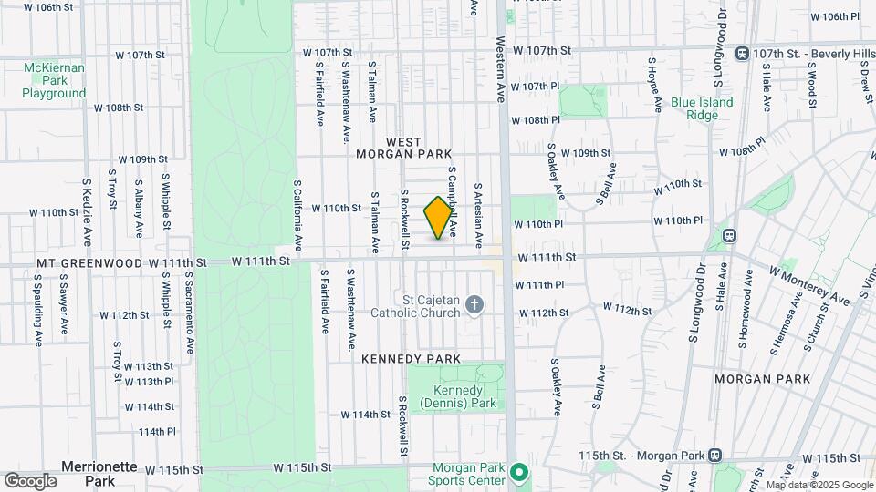 2508 W 111th St Map and Location Details