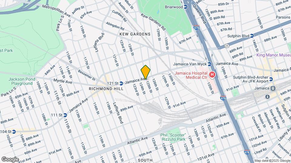 12420 Jamaica Ave Map and Location Details