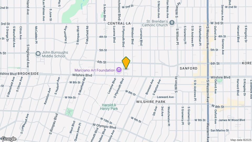 636 S Plymouth Blvd Map and Location Details