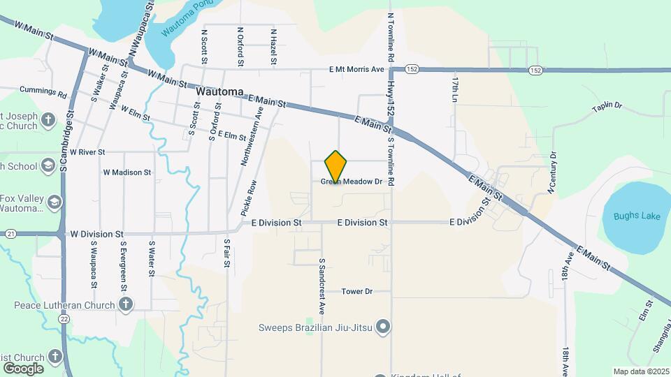 329 Green Meadow Dr Map and Location Details