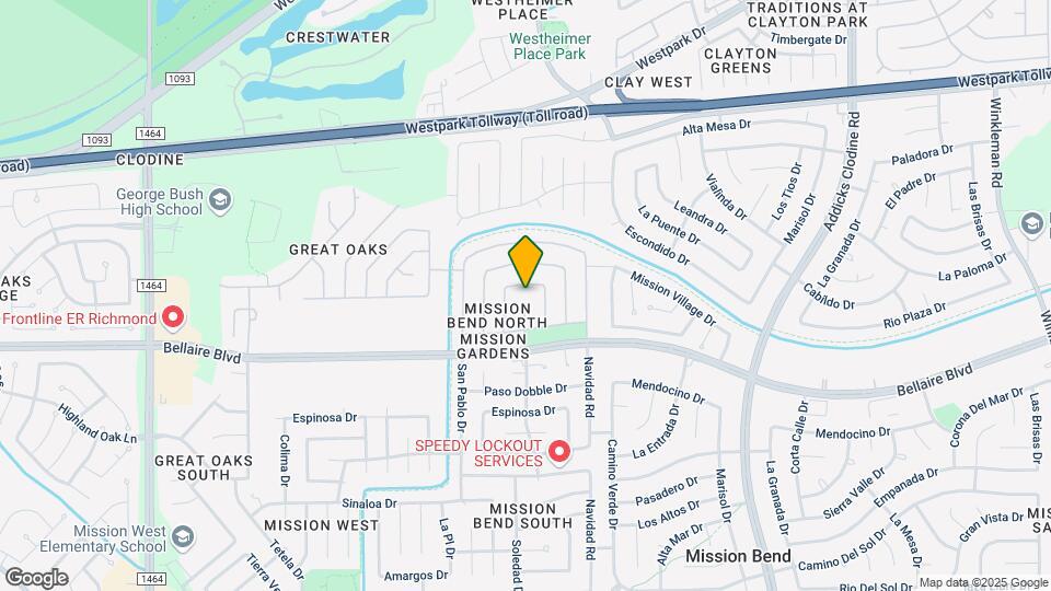 16219 Delgado Dr Map and Location Details