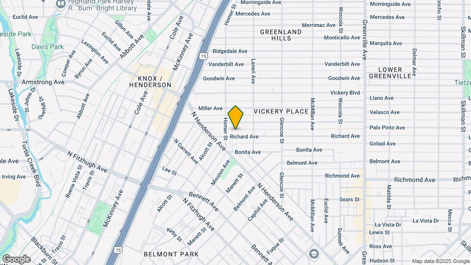 5219 Richard Ave Map and Location Details