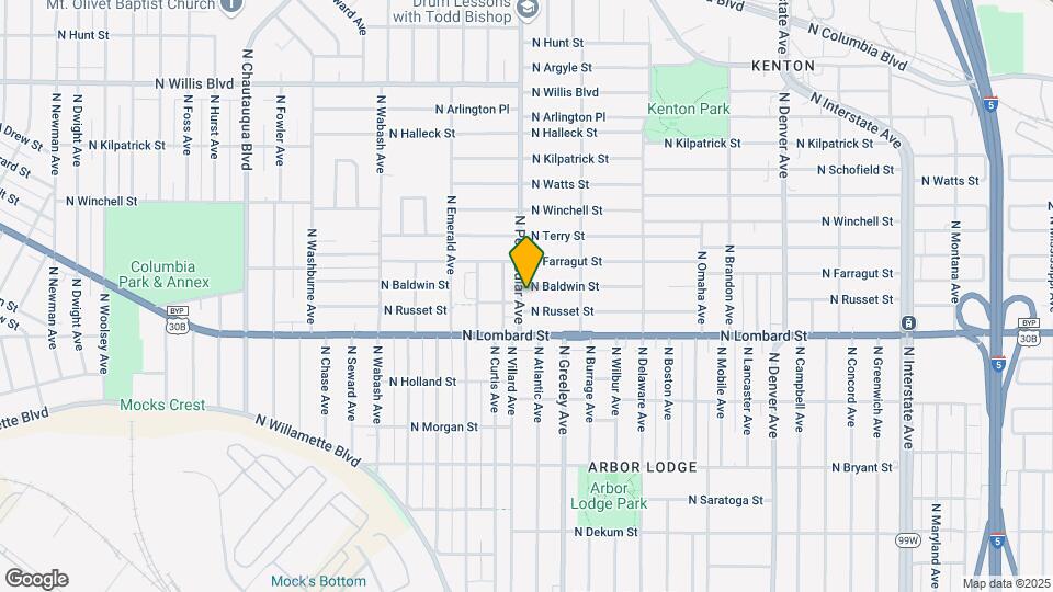 7634 N Peninsular Ave Map and Location Details