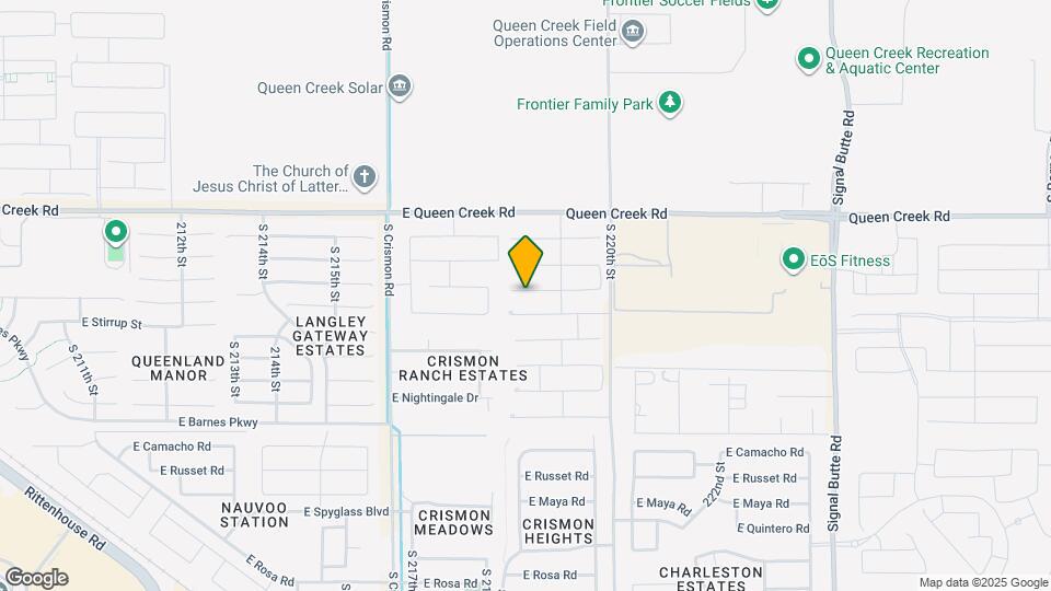 21837 E Bonanza Ct Map and Location Details