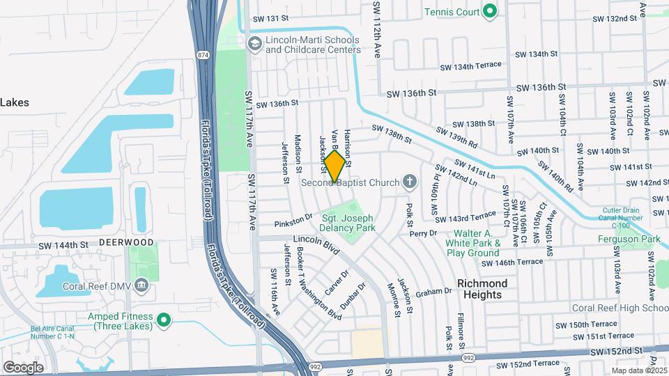 14110 Van Buren St Map and Location Details