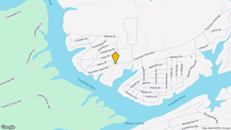 1747 Thornton Ferry Rd Map and Location Details