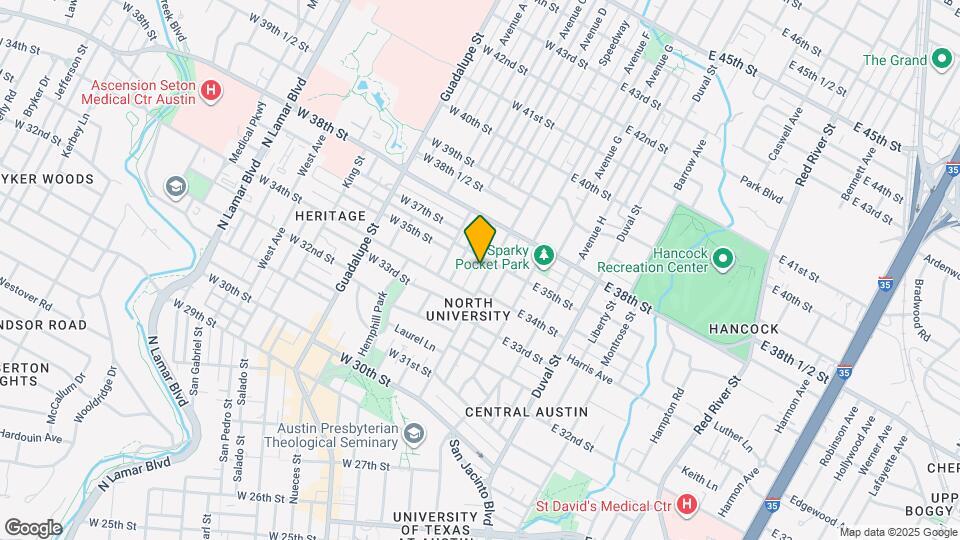 3410 Speedway - Entire Property Map and Location Details
