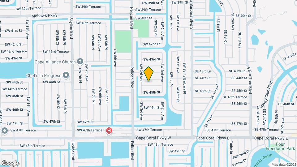 233 SW 44th Terrace Map and Location Details