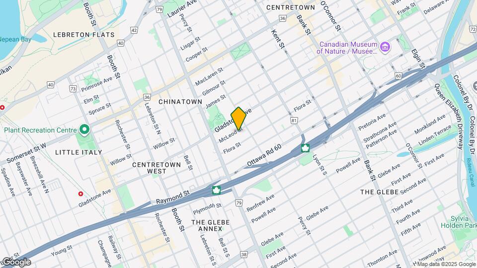 552 McLeod St Map and Location Details