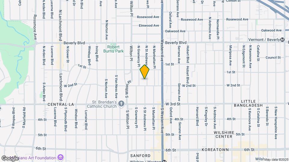 143 S St Andrews Pl Map and Location Details