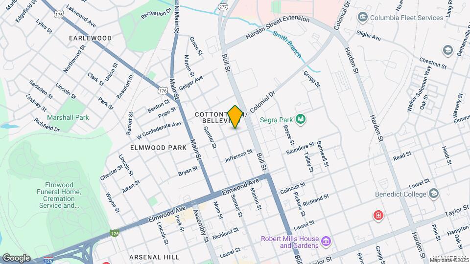 1419 Franklin St Map and Location Details