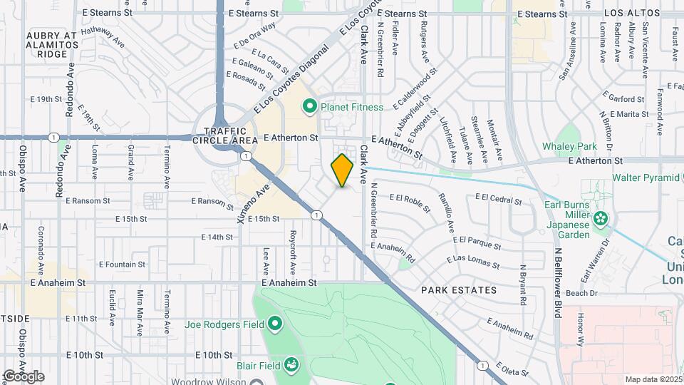 1580 Park Ave Map and Location Details