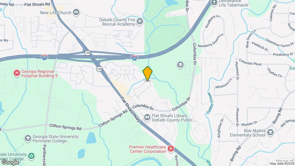 2829 Vining Ridge Terrace Map and Location Details