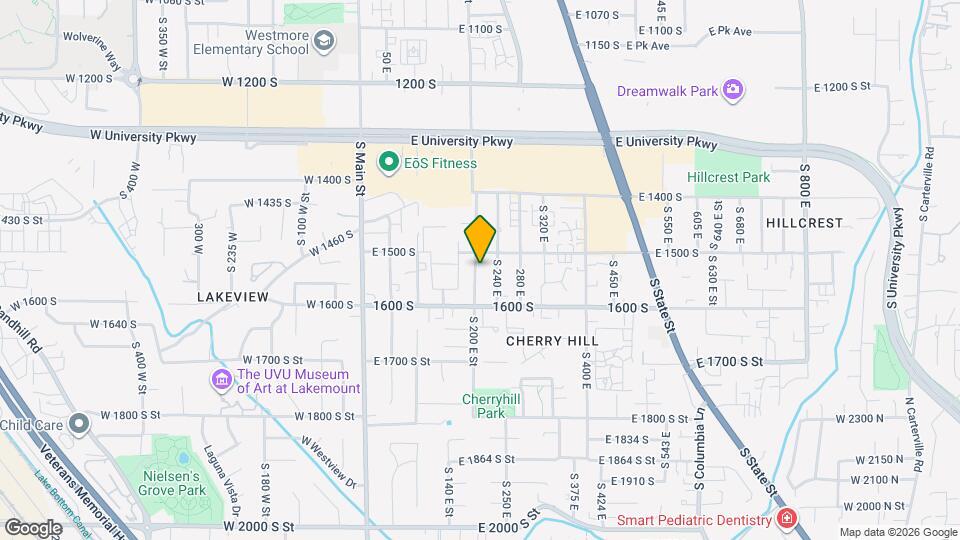 1533 S 200 E St Mapa y Detalles de la Ubicación