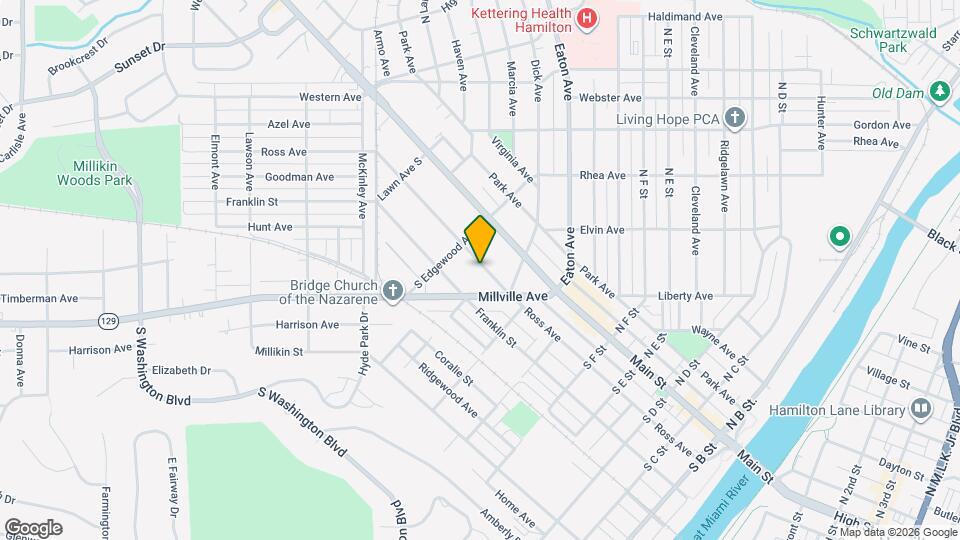 721 Ross Ave Map and Location Details