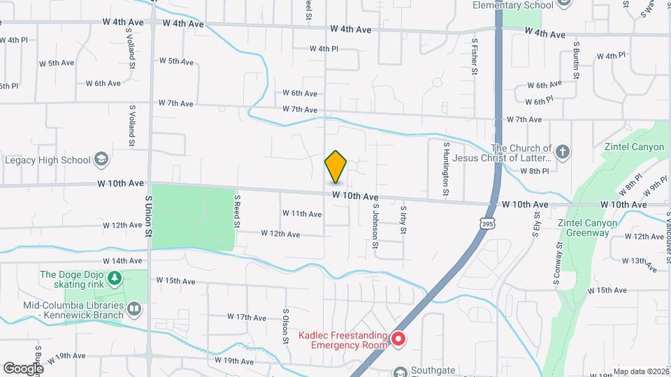 3510 W 10th Ave Map and Location Details