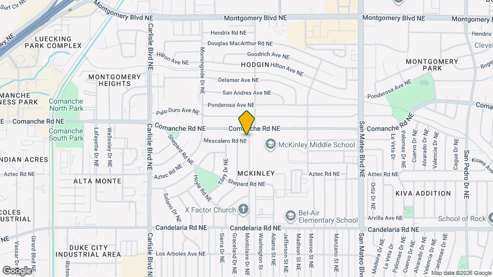 3503 Montclaire Dr NE Map and Location Details