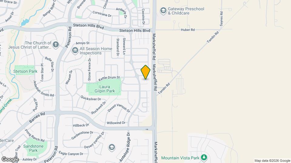 7724 Canyon Oak Dr Map and Location Details