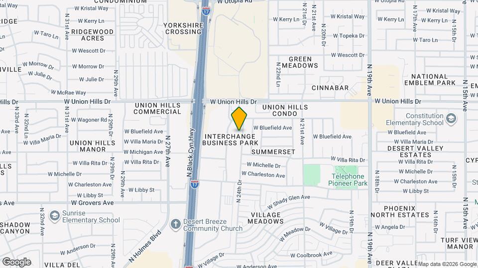 18216 N 24th Dr Map and Location Details
