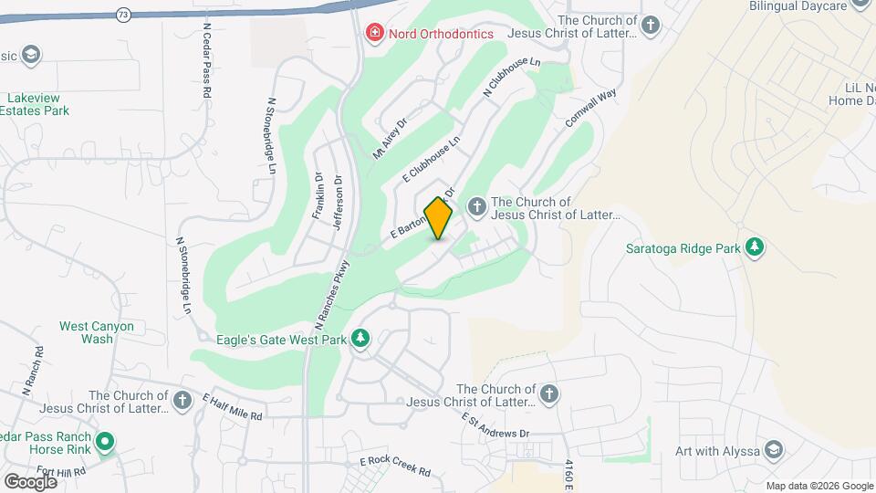3857 E Cunninghill Dr Map and Location Details