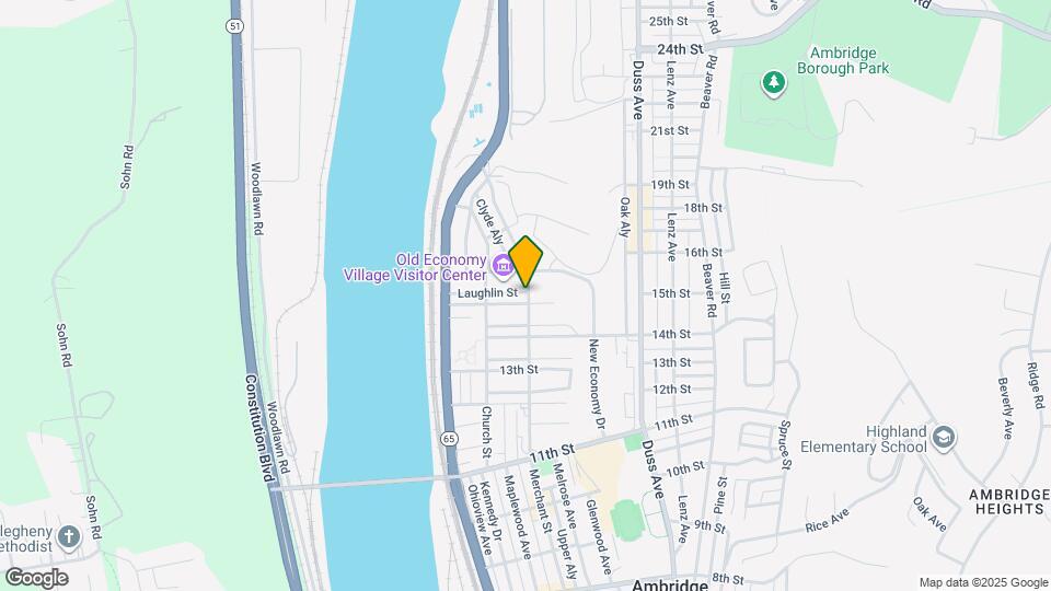 1501 Merchant St Map and Location Details