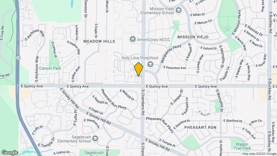 4229 S Granby Way Map and Location Details