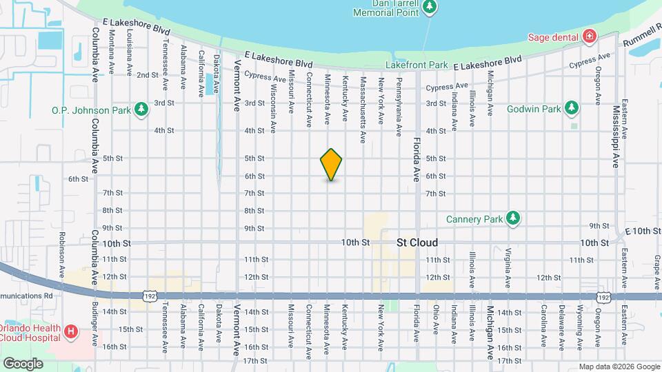 613 Minnesota Ave Map and Location Details