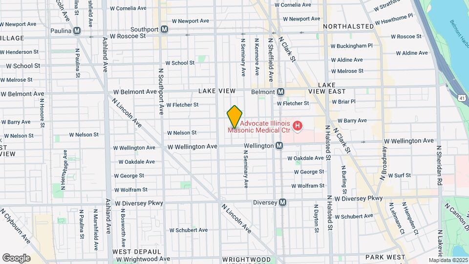 3027 N Clifton Ave, Unit 2 Map and Location Details