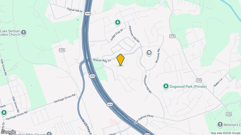 548 Raglands Rd Map and Location Details