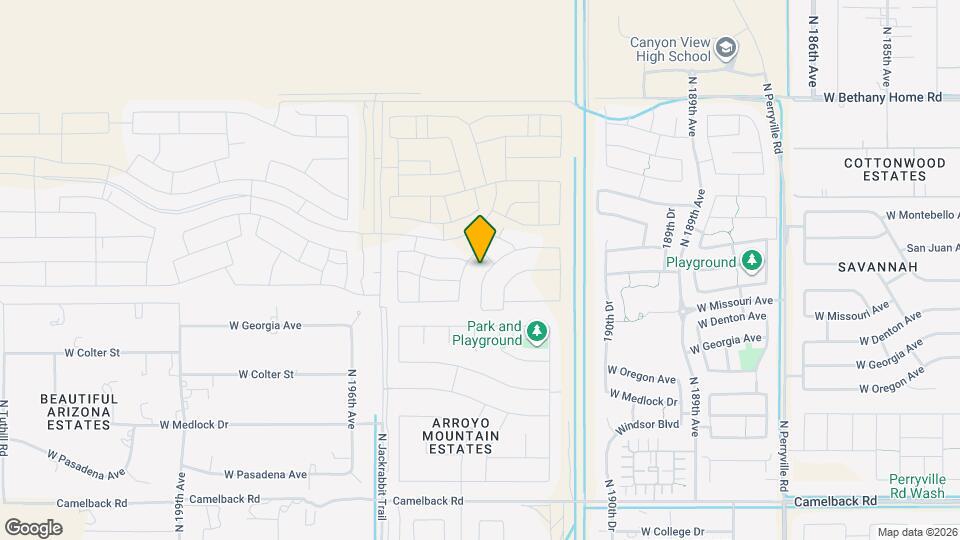 5540 N 193rd Ave Map and Location Details