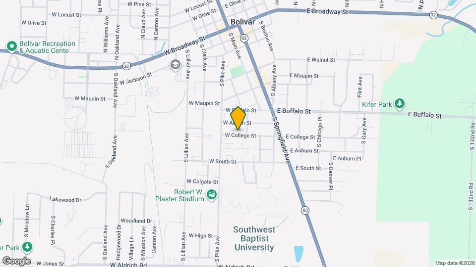 215 W College St Map and Location Details