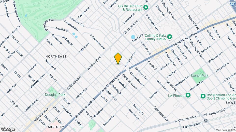 1326 Centinela Ave Map and Location Details