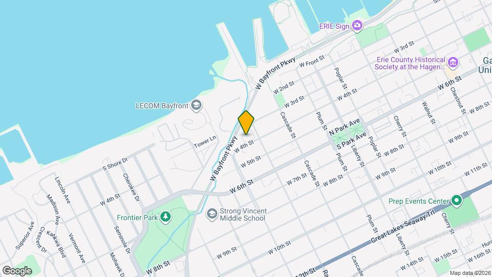 1130 W 4th St Map and Location Details