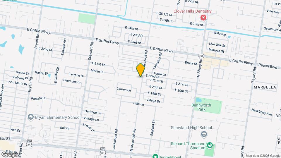 1936 E 21st St Map and Location Details