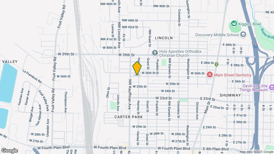 913 W 36th St Mapa y Detalles de la Ubicación