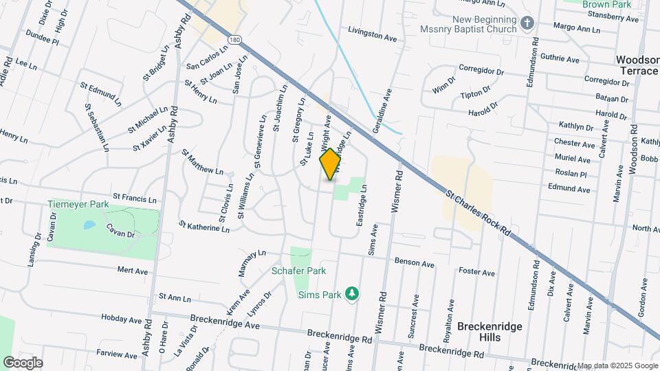 3507 Westridge Ln Map and Location Details