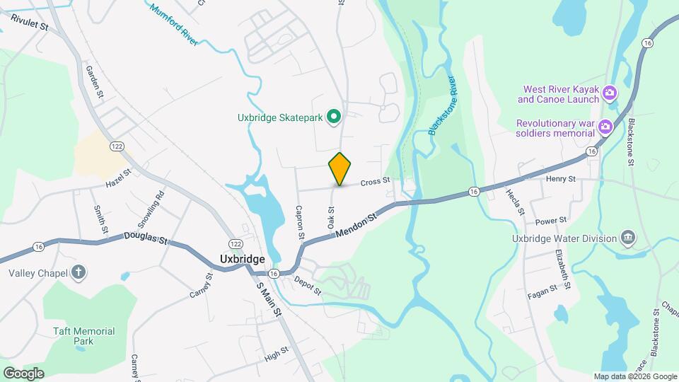 37 Oak St, Unit Apt # 2 Map and Location Details