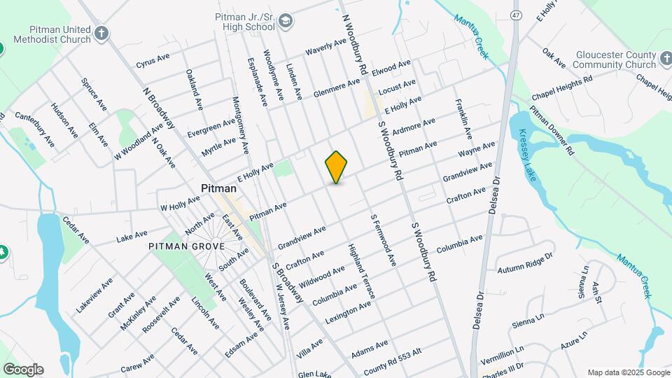211 Pitman Ave, Unit B Map and Location Details