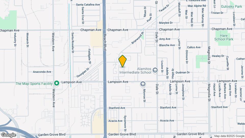 8165 Laguna Ct Map and Location Details