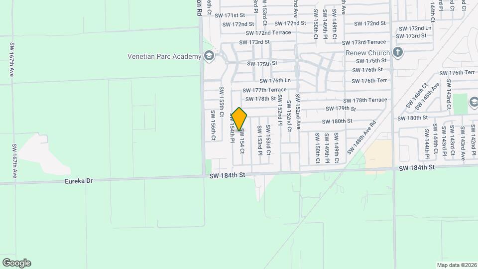 18118 SW 154 Ct, Unit 707 Map and Location Details