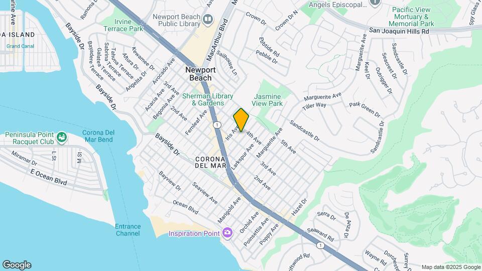 611 Jasmine Ave Map and Location Details