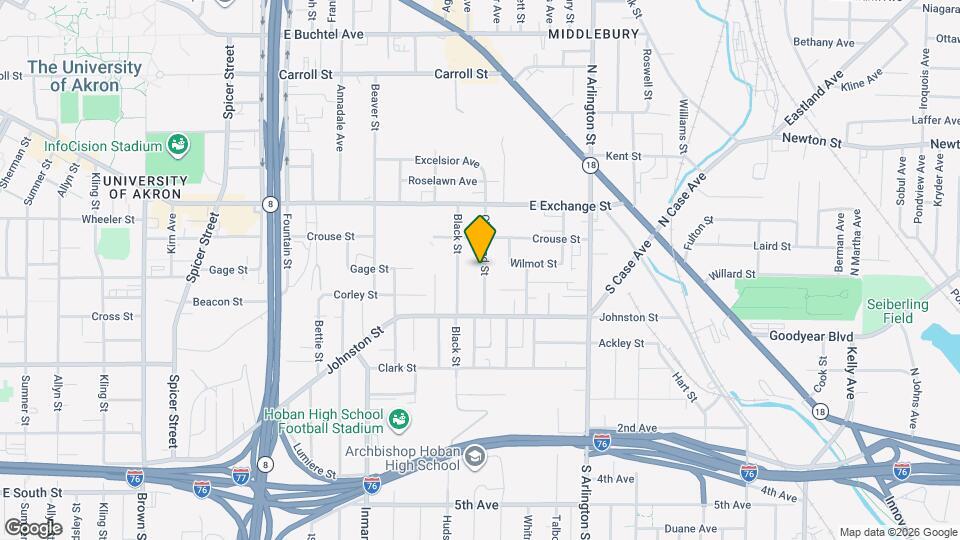 346 Cleveland St Map and Location Details