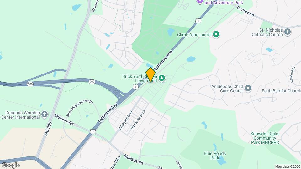 12912 Brickyard Blvd Map and Location Details