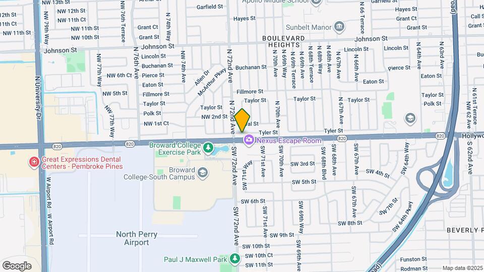 7130 Tyler St Map and Location Details