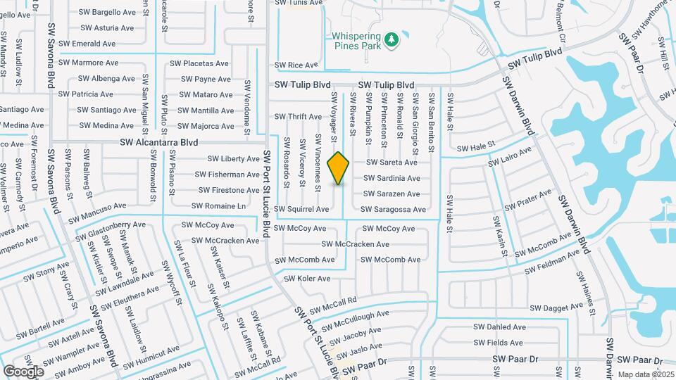 3651 SW Voyager St Map and Location Details